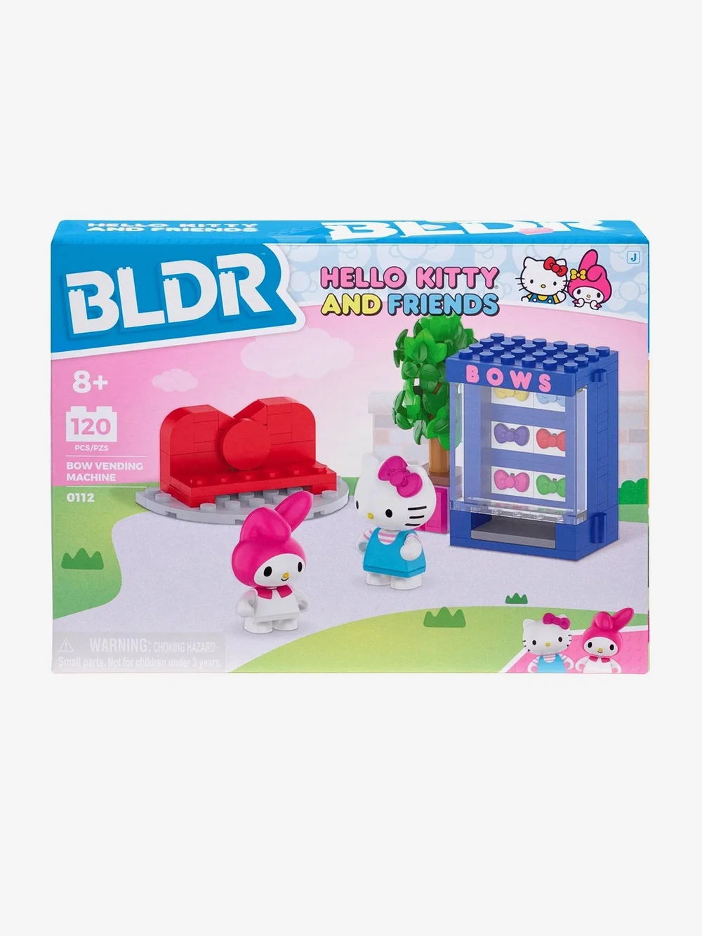 Hello Kitty and Friends Blue Bow Vending Machine Building Toy